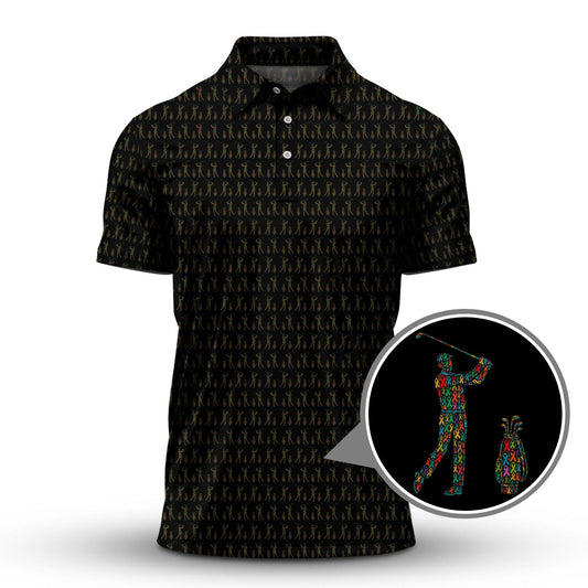 Cancer Survivor Shirt, Golf Gift For Golfer, Cancer Sucks In Every Color Shirt, Crazy Golf Shirt For Men
