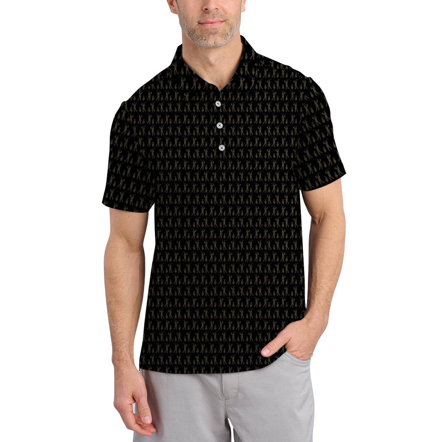 Cancer Survivor Shirt, Golf Gift For Golfer, Cancer Sucks In Every Color Shirt, Crazy Golf Shirt For Men